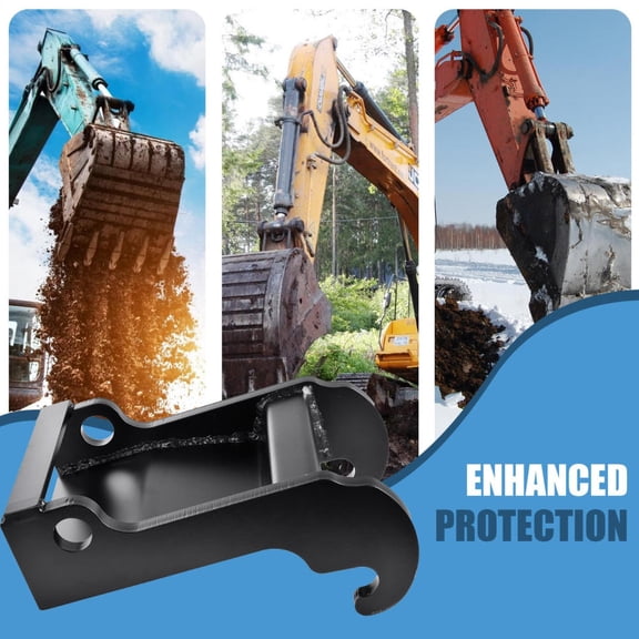 Excavator Coupler Mounting Bracket, Powders-Coated Finish Anti-Rust Finish Bucket Mount Attachment