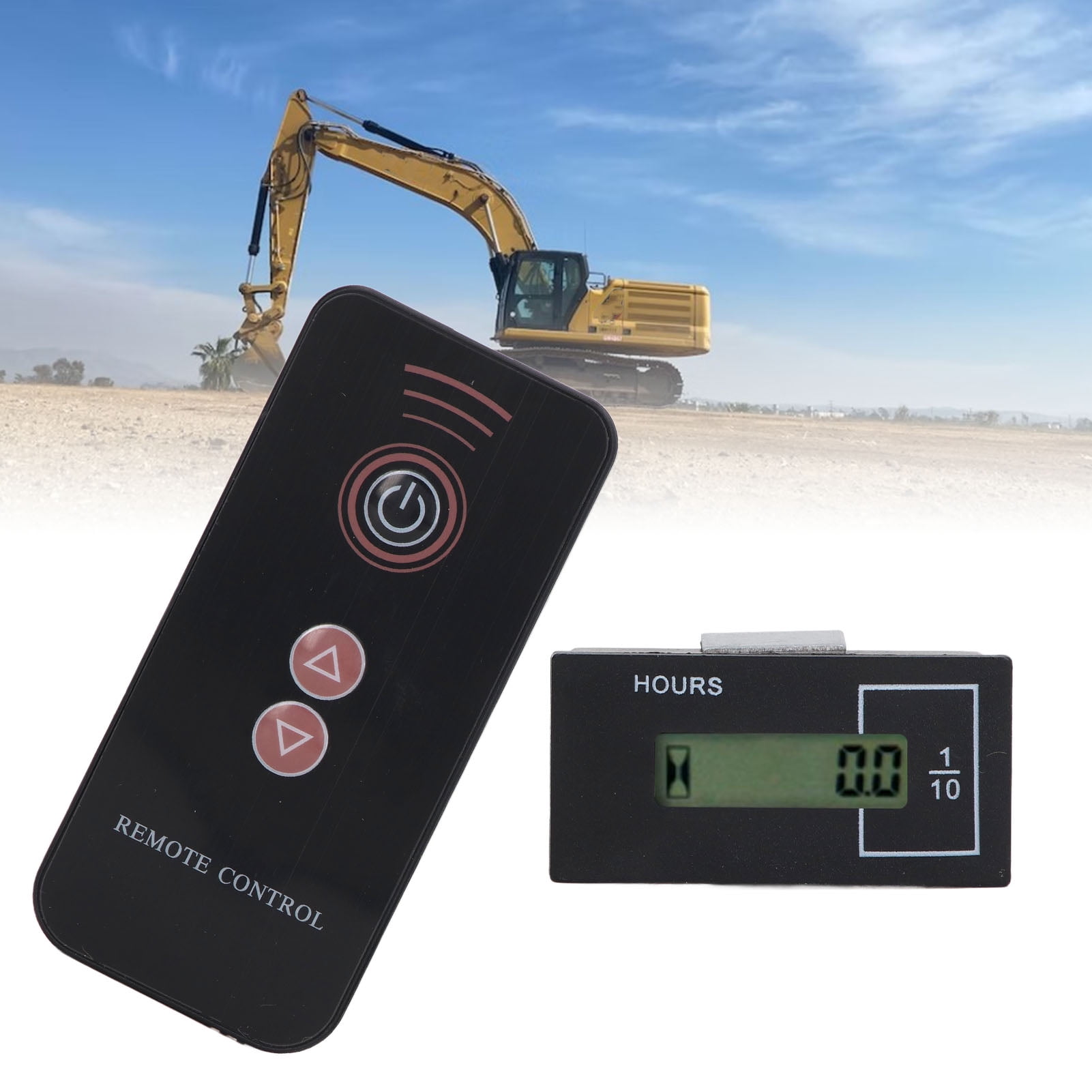 Excavator Hour Meter LCD Excavator Hour Meter LCD Electronic Remote