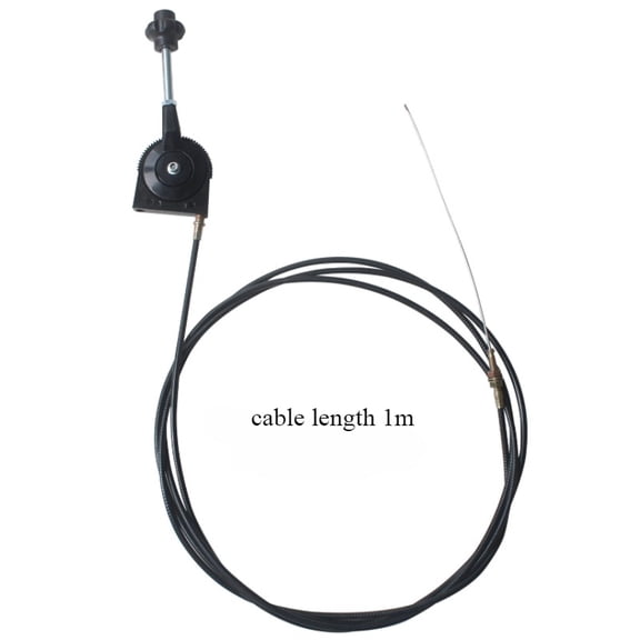 Excavator Manual Throttle Control for Harvester Tractor Ship Manure Spreader Throttle Cable Assembly Self-locking Controller single controlle with 1m cabler