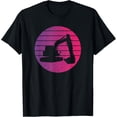 thumbnail image 1 of Excavator Retro Style Vintage T-Shirt, 1 of 4