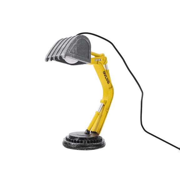 Excavator Table Lamp Construction Decor Boy LED Christmas Light Lights Toddler Office Valentine'S Gift for Bedroom