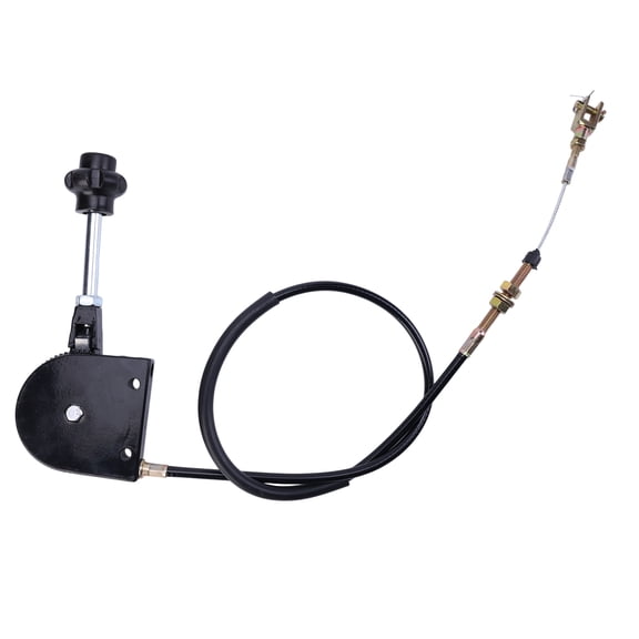 Excavator Throttle Control Cable 40 Inch Flexible Manual Throttle Motor Control with 1M Cable for Excavators Accessory