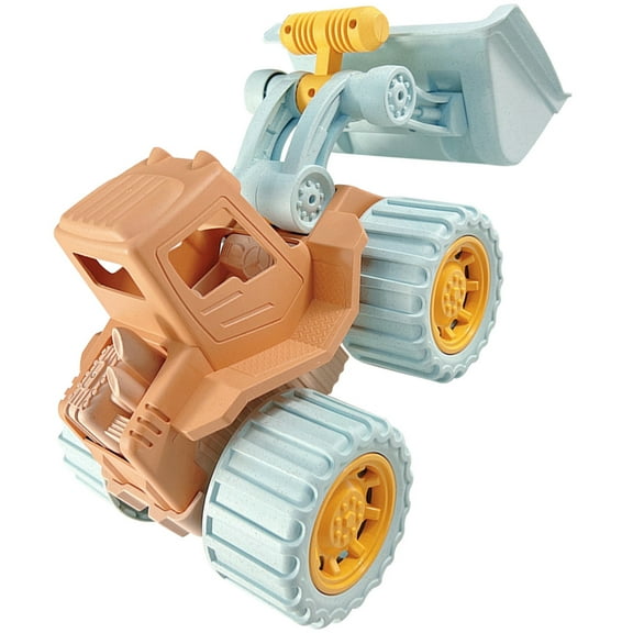 Bulldozer Toy for Kids with Realistic Multi-Joint Parts Plastic Silver Construction Vehicle Set 1