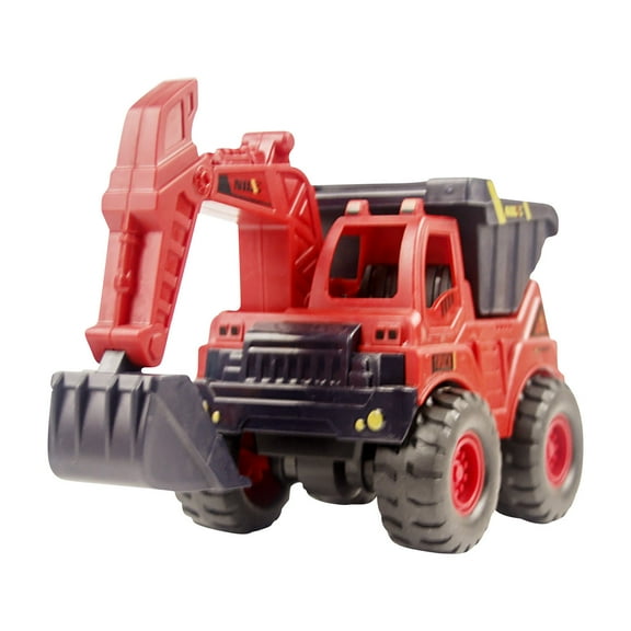 Excavator Toy for Boys - Backhoe Toy for Toddlers - Toy Bulldozer for Toddler - Toy Backhoe Sand Truck - Sandbox Toys - Excavator Beach Toy