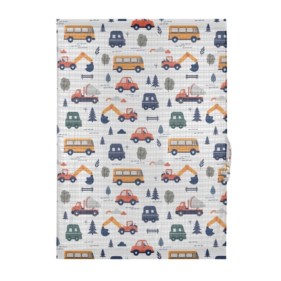 Excavators and Buses Door Curtain Blackout Thermal Insulated Door Side Curtain Panels Privacy 25x40in