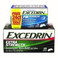 thumbnail image 1 of Excedrin Extra Strength Acetaminophen/Aspirin Pain Reliever Tablets, 100 Count +24 PM Tablets, 1 of 2