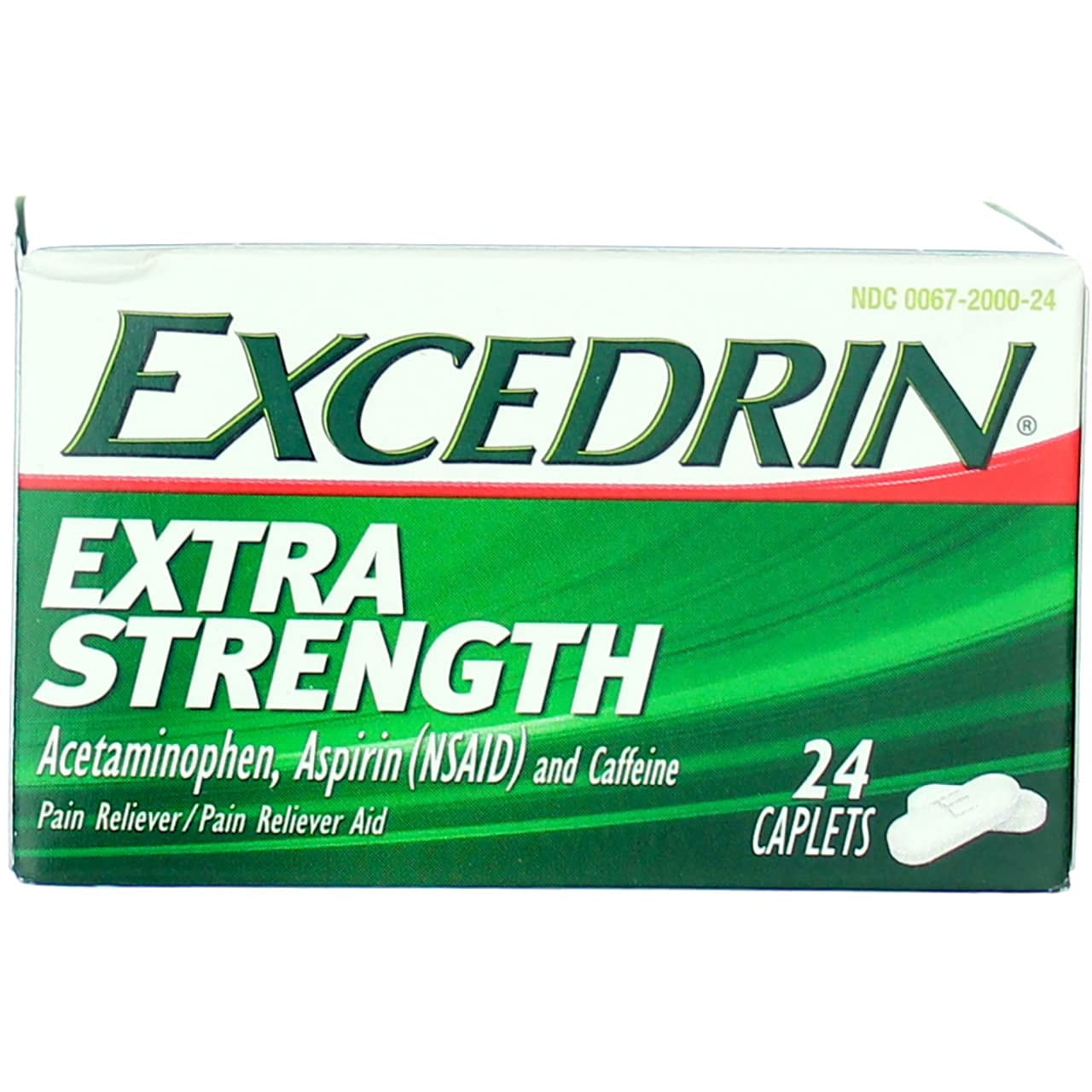 Excedrin Extra Strength Caplets for Headache Pain Relief, 24 Count