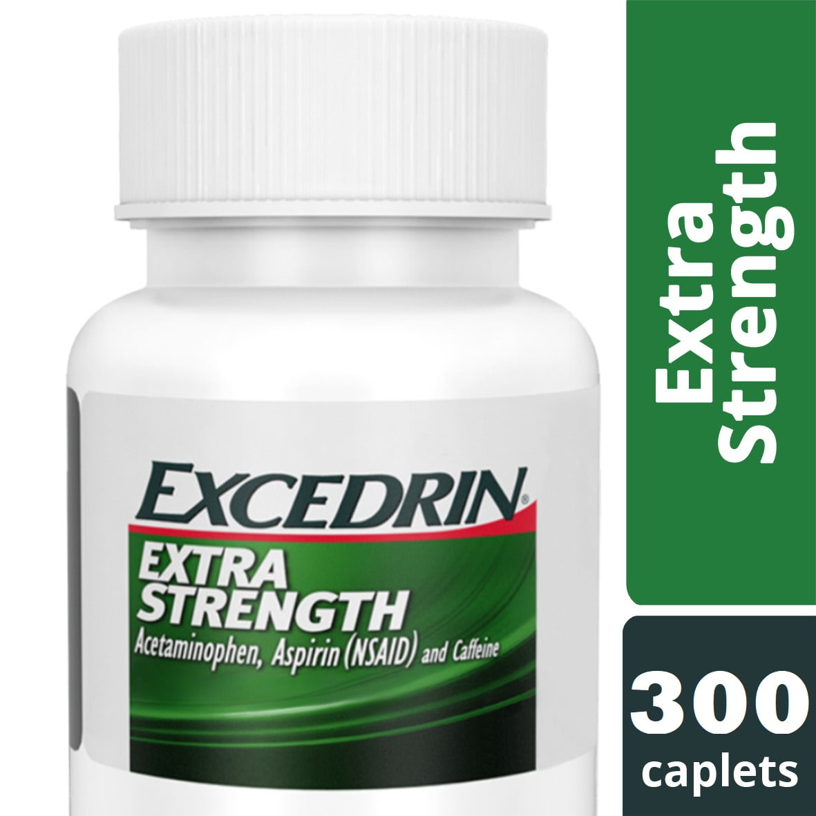 Excedrin Extra Strength Caplets for Headache Pain Relief, 300 Count