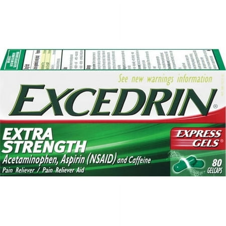 Excedrin Extra Strength Pain Reliever/Pain Reliever Aid, 80ct