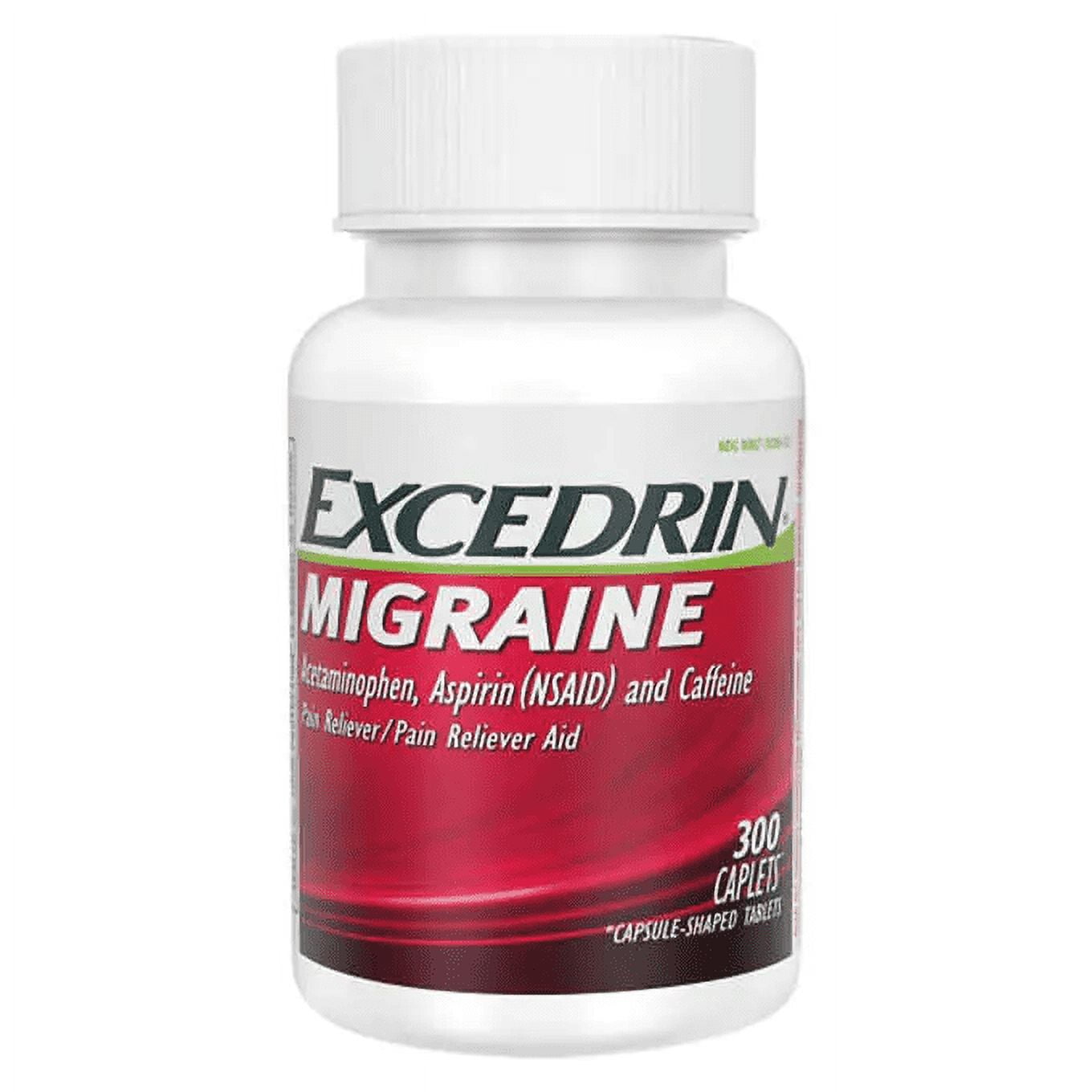Excedrin Migraine Relief 300 Caplets Pain Relievel