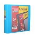 Exceed 2" Heavy Duty 3Ring Binder, Blue
