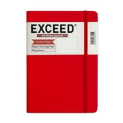 Exceed A5 Ruled Journal, Red, 120 Sheets, 100 GSM