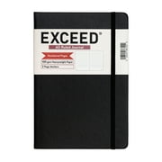 Exceed A5 Ruled Journal, Ruled, Black, 120 Sheets, 100 GSM