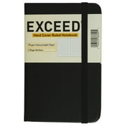 Exceed Pocket Ruled Journal, Black, 96 Sheets, 78 GSM