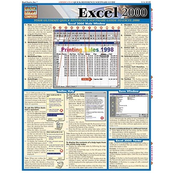 Pre-Owned Excel 2000 (Paperback 9781572223752) by BarCharts Inc