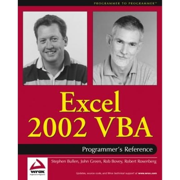 Pre-Owned Excel 2002 VBA Programmers Reference (Paperback) 0764543717 9780764543715