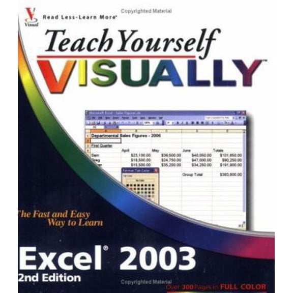 Pre-Owned Teach Yourself VISUALLY Excel 2003 (Teach Yourself VISUALLY (Tech)) (Paperback) 0764596888 9780764596889
