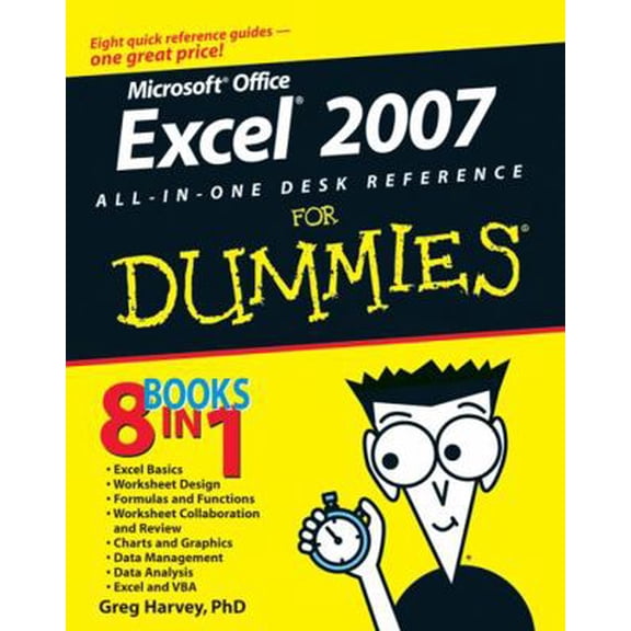 Pre-Owned Excel 2007 All-In-One Desk Reference for Dummies (Paperback) 0470037385 9780470037386
