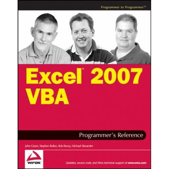 Pre-Owned Excel 2007 VBA Programmer's Reference (Paperback) 0470046430 9780470046432