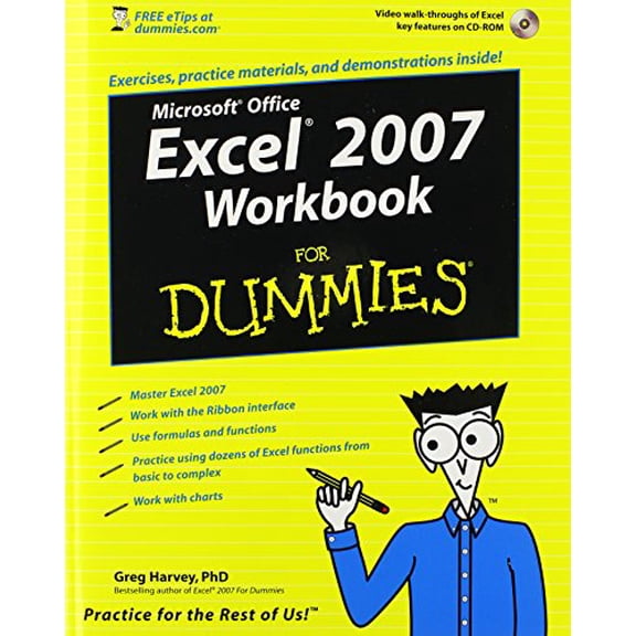 Pre-Owned Excel 2007 Workbook for Dummies (Paperback) 0470169370 9780470169377