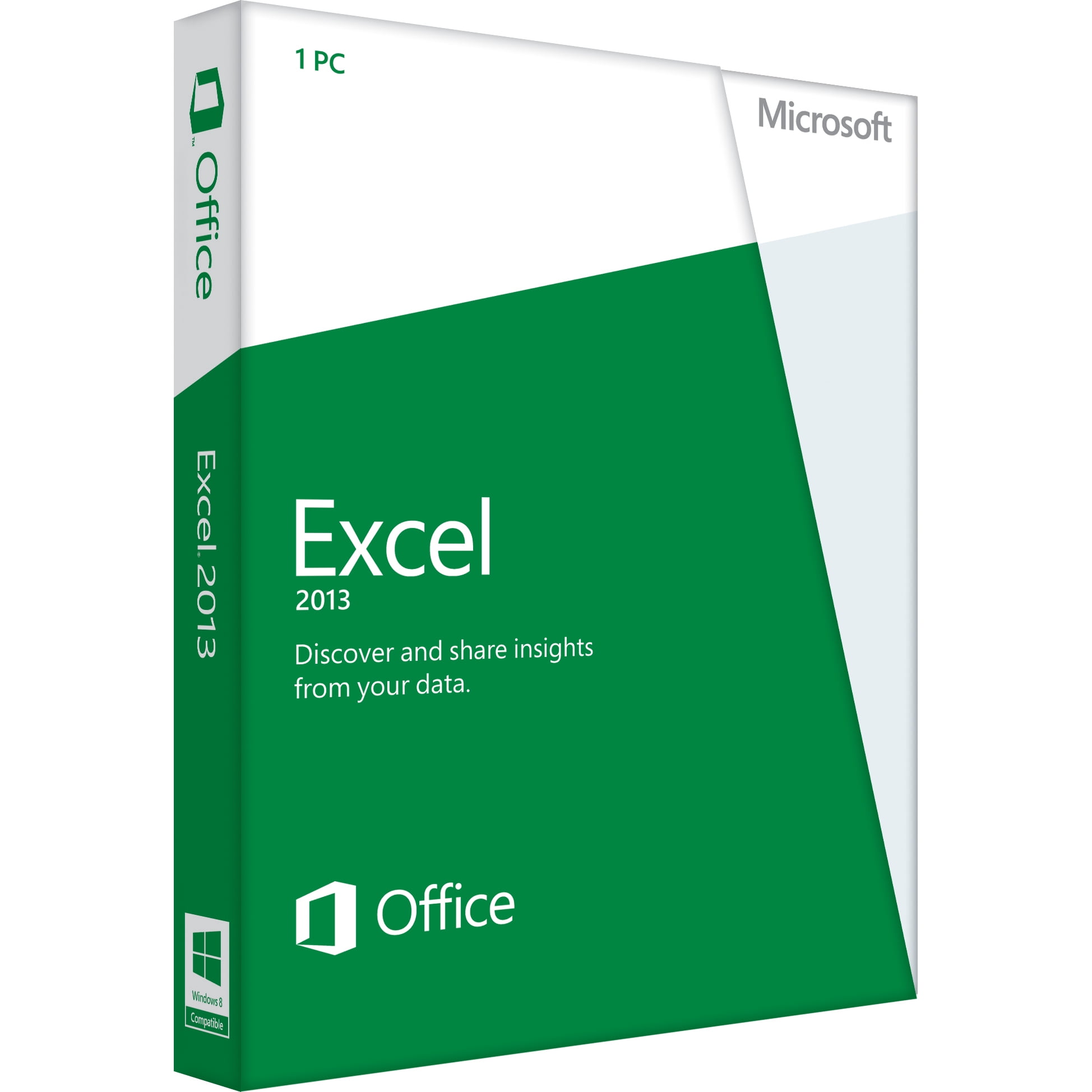 Excel 2013 32/64-bit - Walmart.com