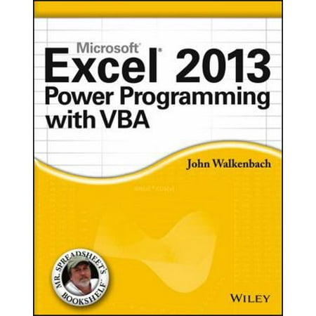 Pre-Owned Microsoft Excel 2013 Power Programming with VBA (Paperback) 1118490398 9781118490396