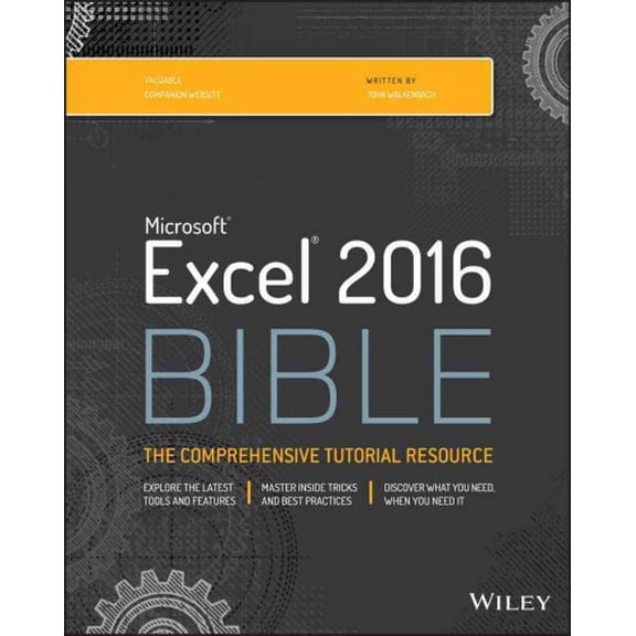 Pre-Owned Excel 2016 Bible (Paperback) 1119067510 9781119067511
