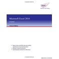 thumbnail image 1 of Pre-Owned Excel 2016 Complete - Microsoft Office Excel Training Book Student Edition - Color Print Paperback, 1 of 1