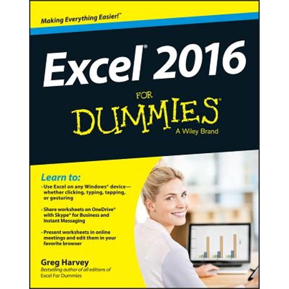 Pre-Owned Excel 2016 For Dummies (Paperback) 111907701X 9781119077015