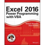 Excel 2016 Power Programming with VBA - Walmart.com