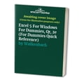 thumbnail image 1 of Pre-Owned Excel 5 for Windows for Dummies Quick Reference Paperback, 1 of 1