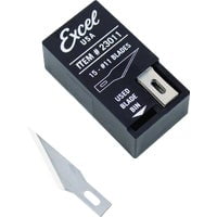 Excel Blades Double Honed Hobby Blades1 - Pack of 10