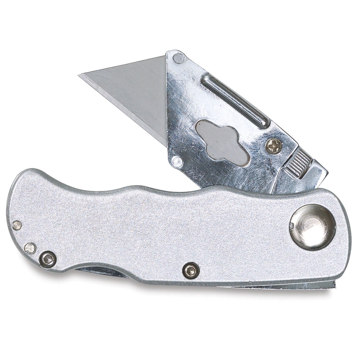 Excel Blades Folding Utility Knife - Silver
