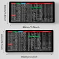 Excel cheat sheet desk pad excel word ppt office windows shortcuts