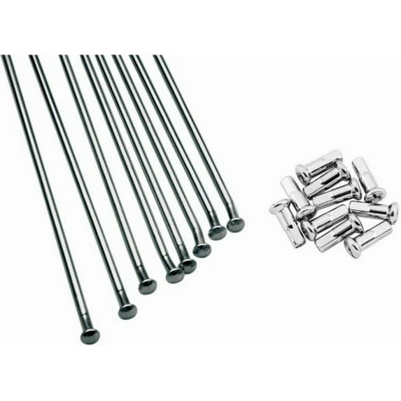 Excel Colorworks MX Rear Spoke and Nipple Set Stainless 18 x MT2.50 (XS8-46187)