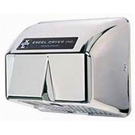 Excel Dryer 208-230V HOICV Surface Mounted Hand Dryer, Chrome
