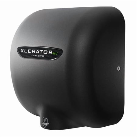 Excel Dryer 208-277V 2.0-2.2A Xlerator GRV ECO Hand Dryer, Black