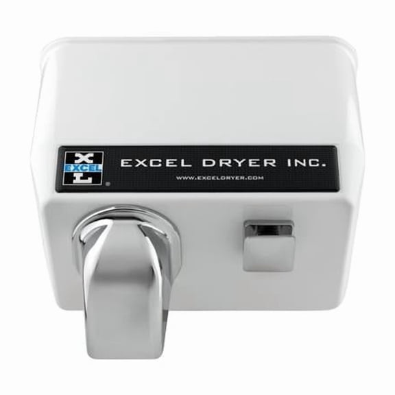 Excel Dryer 240V H76WV Surface Mounted Hair & Hand Dryer, White