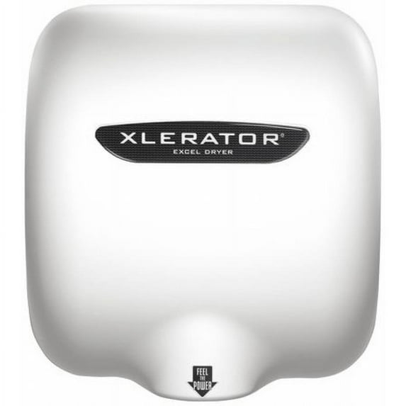 Automatic Hand Dryer, 8 sec Dry, 68 to 77, 208 to 277V AC, White, Epoxy Enamel