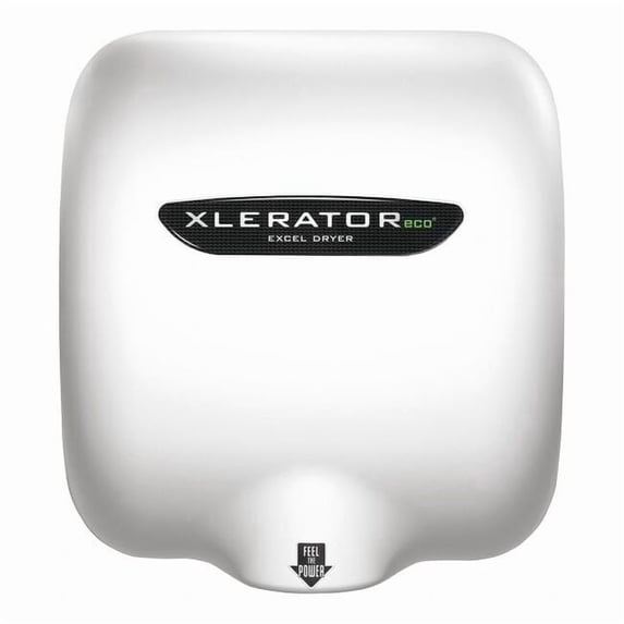 Automatic Hand Dryer, 12 sec Dry, 68 to 76, 208 to 277V AC, White, Epoxy Enamel
