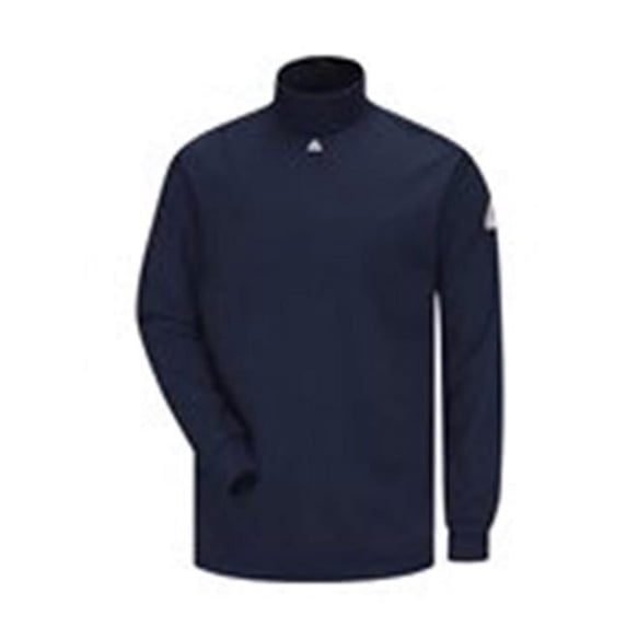 Excel FR Long Sizes Tagless Mock Turtle Neck, Navy - Large Tall
