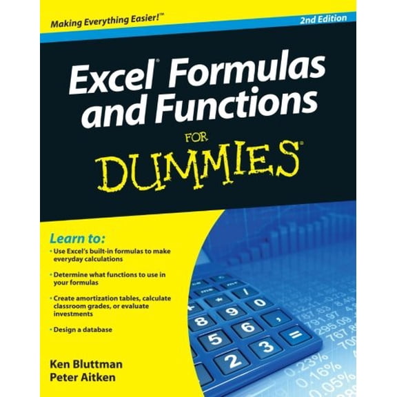 Pre-Owned Excel Formulas And Functions for Dummies (Paperback) 047056816X 9780470568163