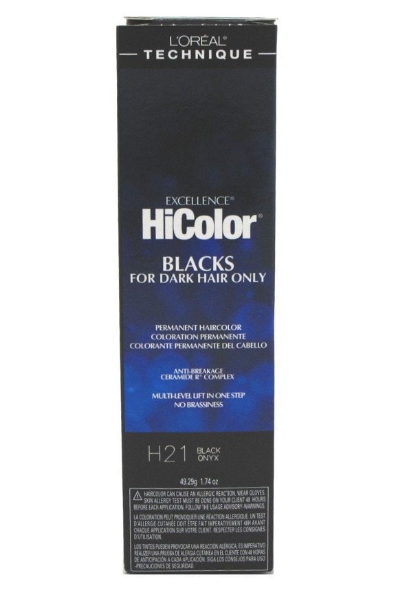 Excel Hicolor H21 Tube Black Onyx 1.74oz (3 Pack)