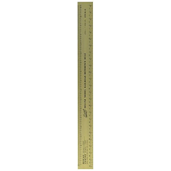 Excel Hobby Blade Corp Deluxe Model Railroad Ruler Alum. EXL55778 Hand Tools Misc