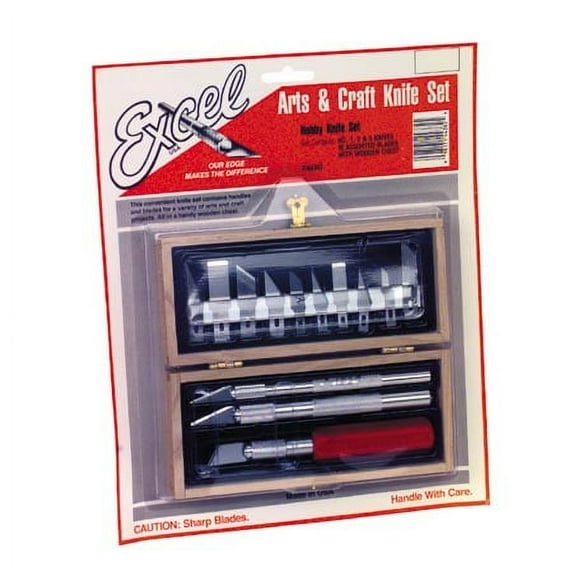 Excel Hobby Knife Wooden Box Set