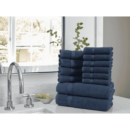 Excel Hometex 100% Luxurious Cotton 600 GSM 12PC Bath Towel Set