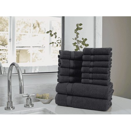 Excel Hometex 100% Luxurious Cotton 600 GSM 12PC Bath Towel Set