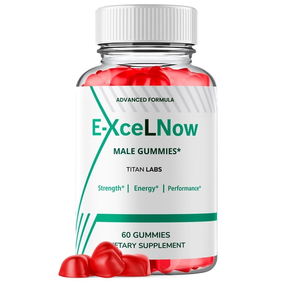 Excel Now ACV Male Gummies Advanced Formula Vitamin Supplement ExcelNow (1 Pack)