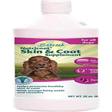 Excel Nutricoat Skin and Coat Liquid for Dogs, 32-Ounce Bottle
