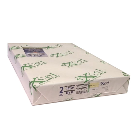 Excel One Carbonless 2-Part Reverse Paper (Canary/White), 11" x 17" (16559) - One (1) Ream (250 Sets)